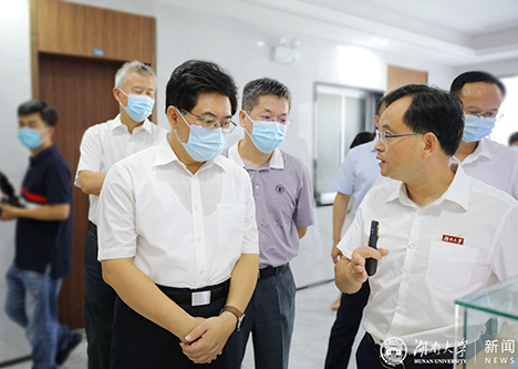 湖南省委常委、省委统战部部长隋忠诚来校调研